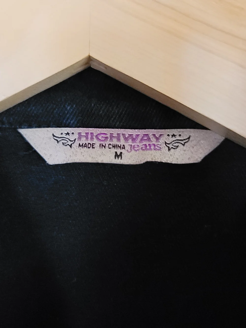 Highway Jeans Black Kids Denim Jacket with Roll-Tab Sleeves